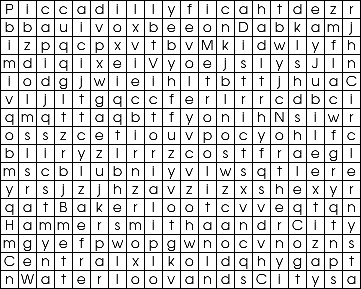 Word Search Grid