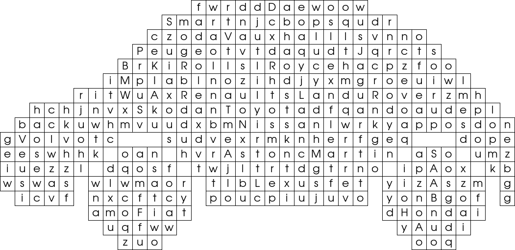 Word Search Grid