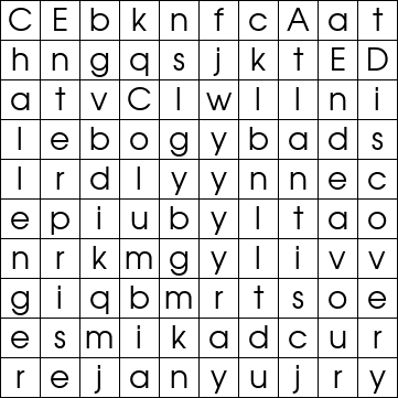 Word Search Grid