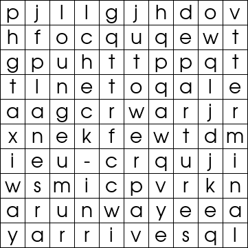 Word Search Grid