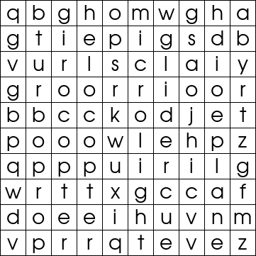 Word Search Grid