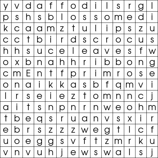 Word Search Grid