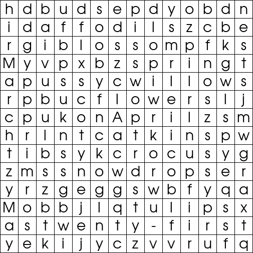 Word Search Grid