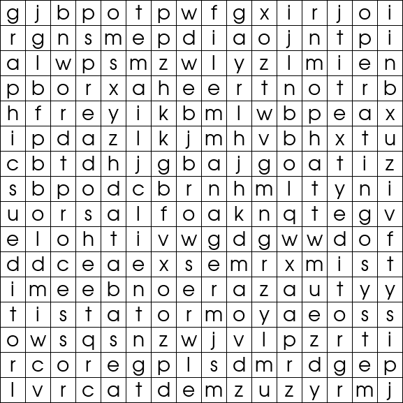 Word Search Grid