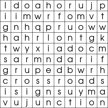 Word Search Grid