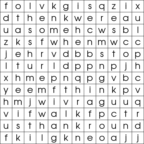 Word Search Grid