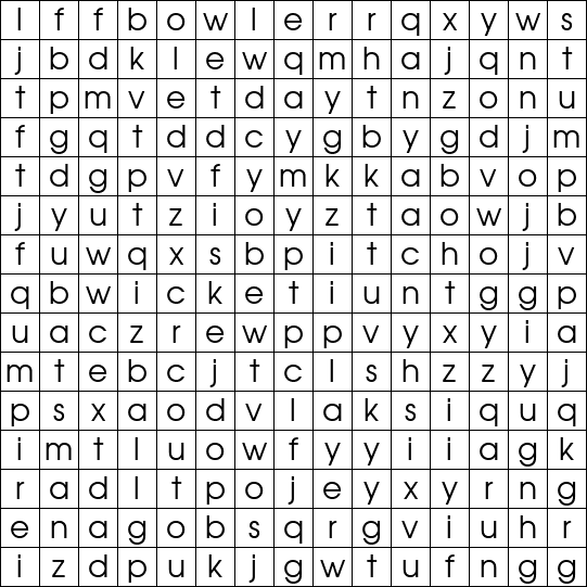 Word Search Grid