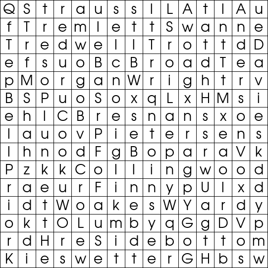 Word Search Grid