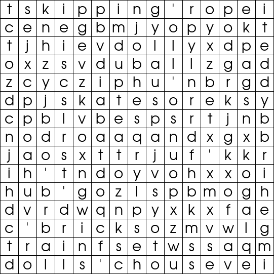 Word Search Grid