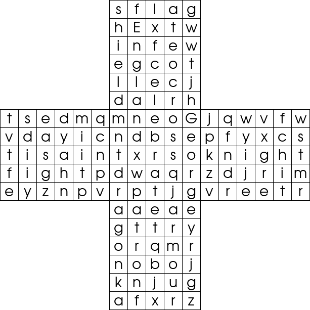 Free Word Searches St George s Day