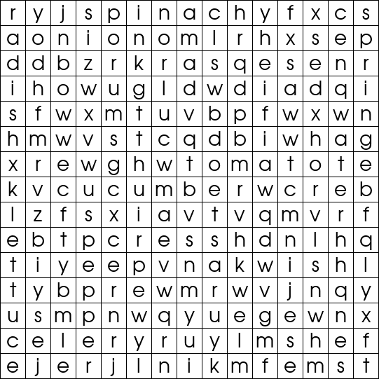 Word Search Grid