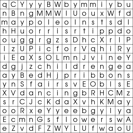 Free Word Searches May Day