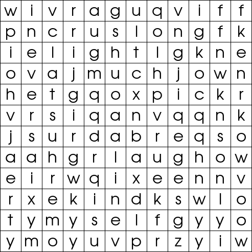 Free Word Searches - Dolch Words Third 4